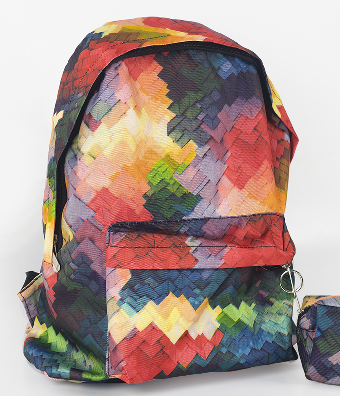 Цветной рюкзак с пеналом