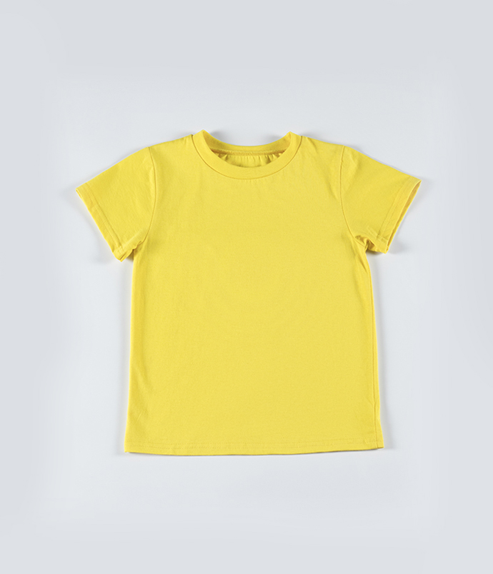 Детская желтая футболка
