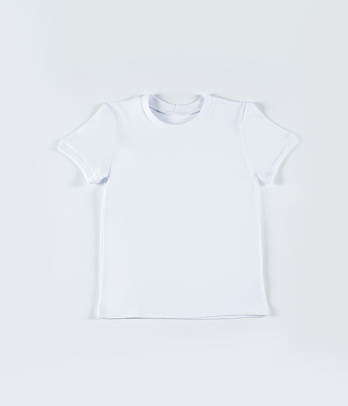Детская белая футболка