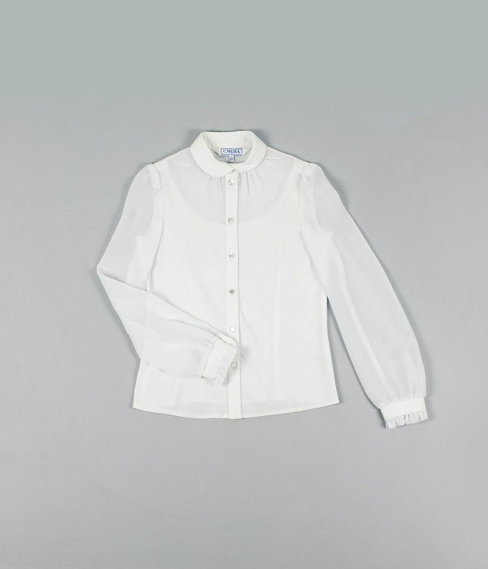 Нарядная белая блузка