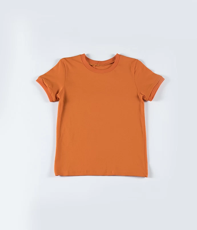 Детская оранжевая футболка