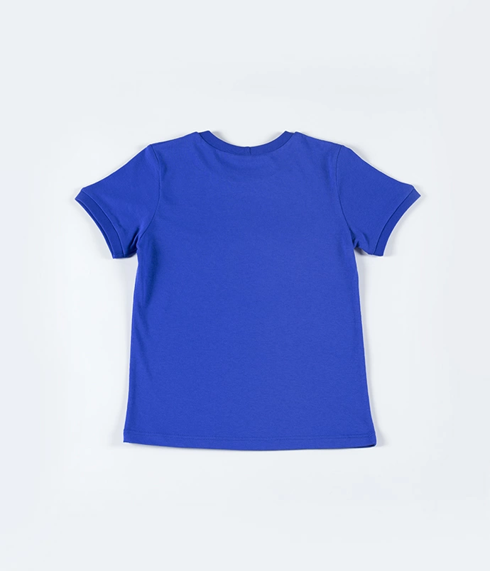 Синяя детская футболка